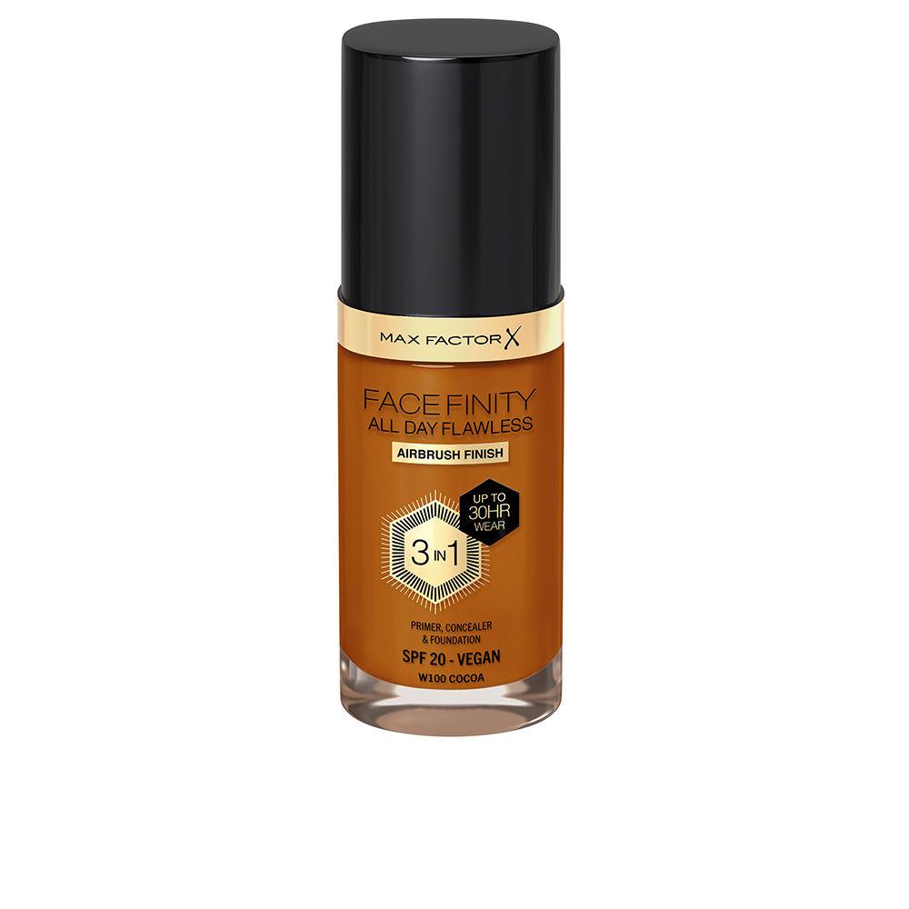 Max Factor Facefinity All Day Flawless 3 In 1 Foundation 100-Cocoa 30ml