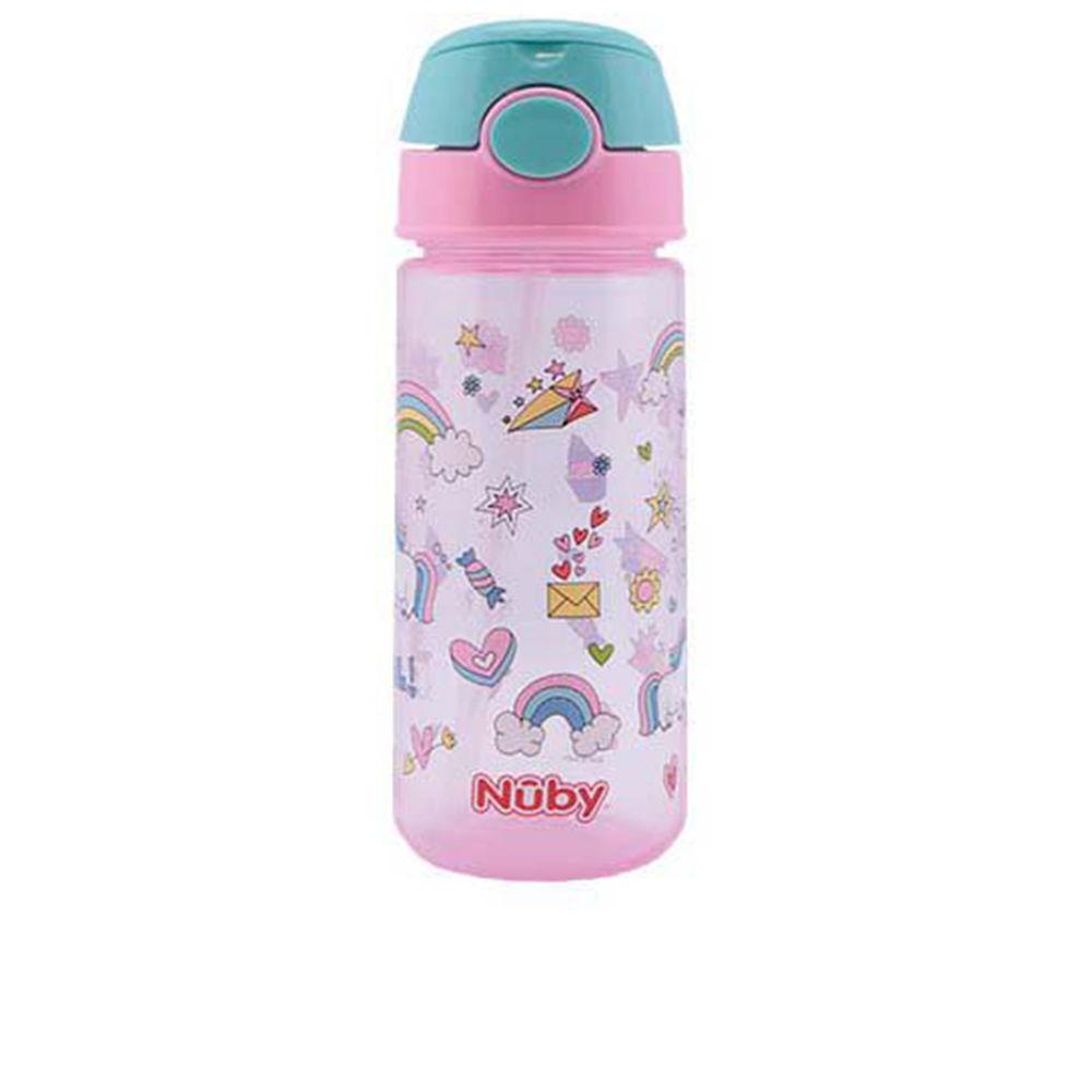 Nby Accesorios Alimentación Nby Tazza Per Bambini Con Pulsante E Cannuccia Morbida Design Sicuro E Divertente