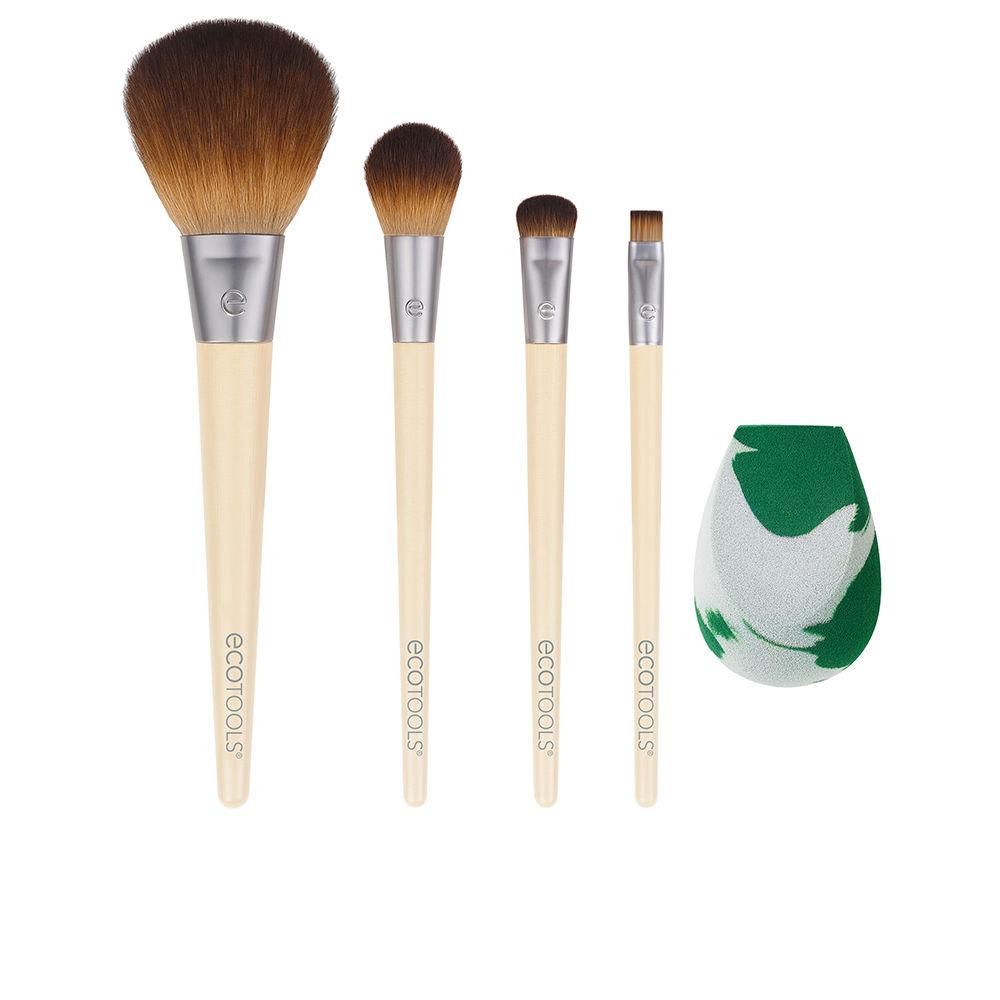 Ecotools The Core Five Lote Makeup Brush and Sponge Set - Eco-Friendly