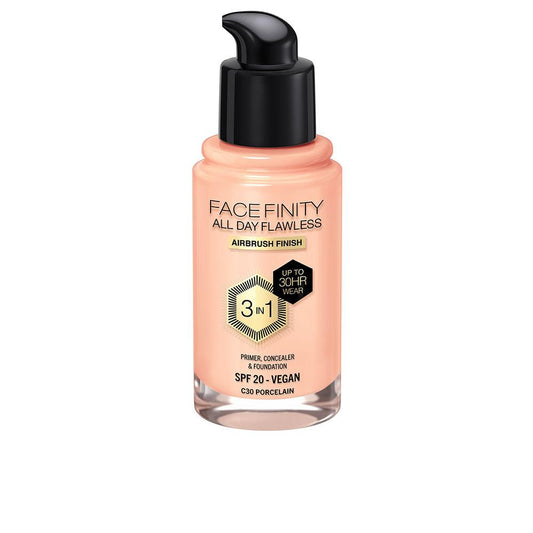 Max Factor Facefinity All Day Flawless 3 In 1 Fondotinta Copertura Perfetta Tutto Giorno