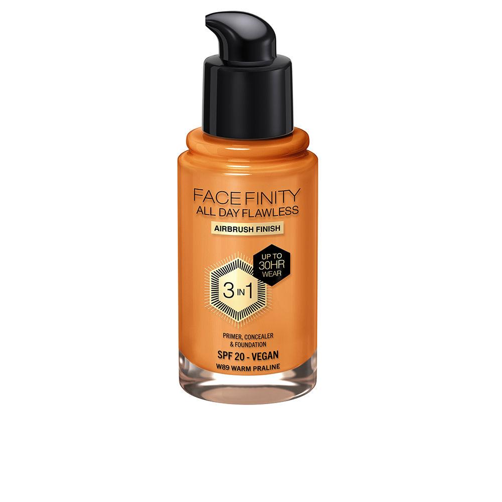 Max Factor Facefinity All Day Flawless 3 In 1 Base De Maquillaje Cobertura Perfecta Todo El Día