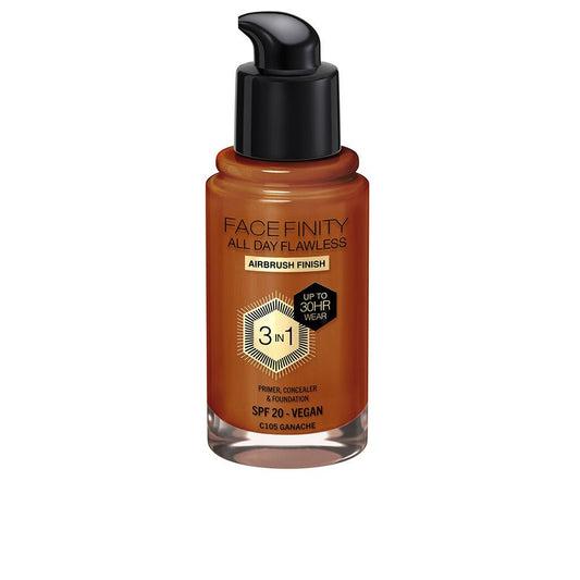 Max Factor Facefinity All Day Flawless 3 In 1 Foundation C105-Ganache 30ml