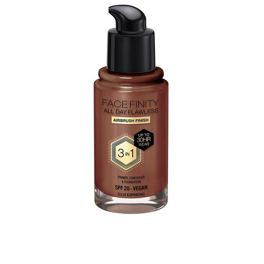 Max Factor Facefinity All Day Flawless 3 In 1 Foundation C110-Espresso 30ml