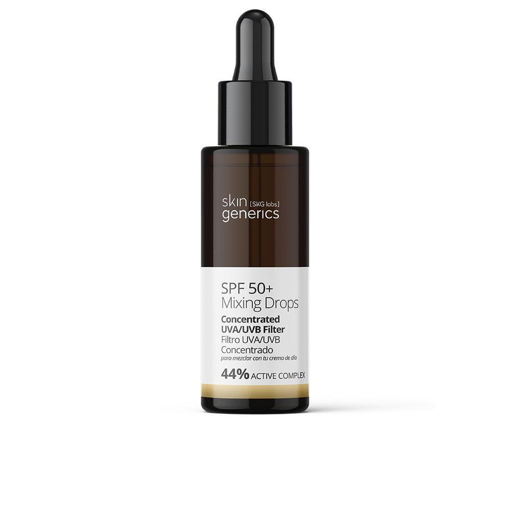 Skin Generics Mixing Drops Siero Solare SPF50 Plus Protezione Completa UVA UVB