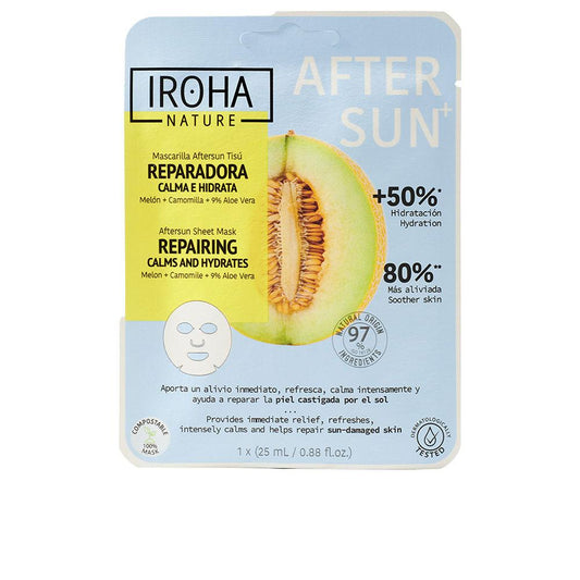 Iroha Aftersun Sheet Mask Maschera Viso Idrata E Lenisce La Pelle