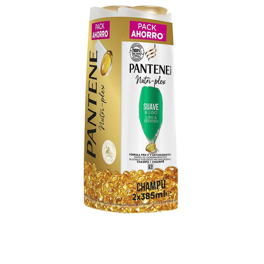 Pantene Suave Y Liso Shampoing Doux Et Lustré Réduit Sécheresse Dompte Frisottis
