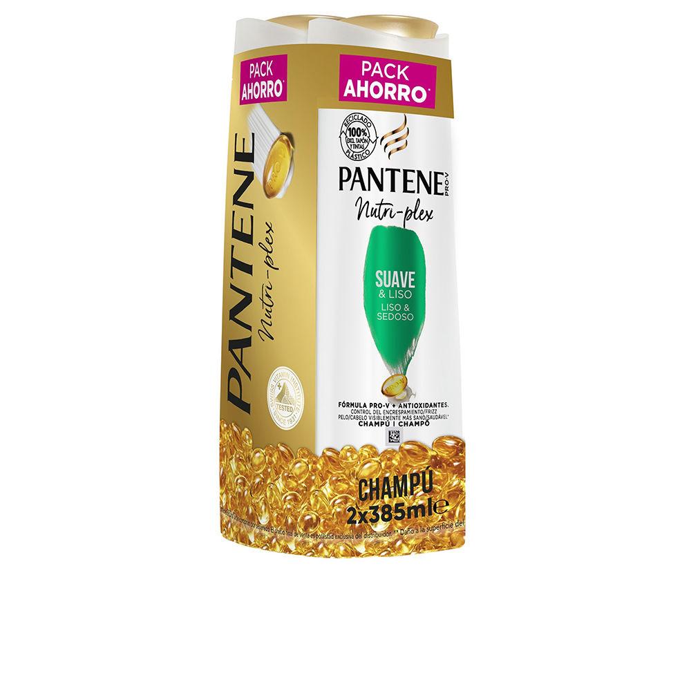 Pantene Suave Y Liso Champú Suave Y Brillante Reduce Sequedad Domina Frizz