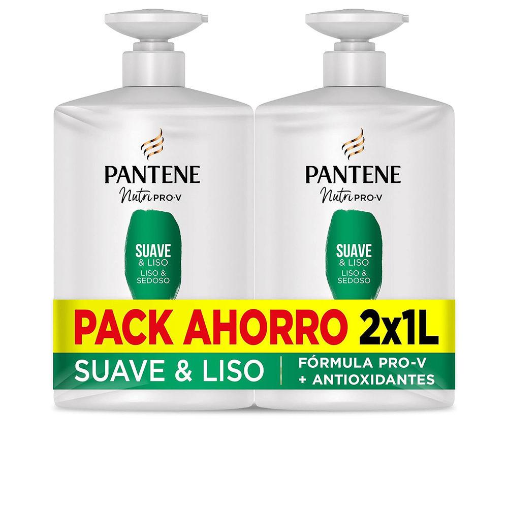 Pantene Suave Y Liso Champú Suave Y Brillante Reduce Sequedad Domina Frizz