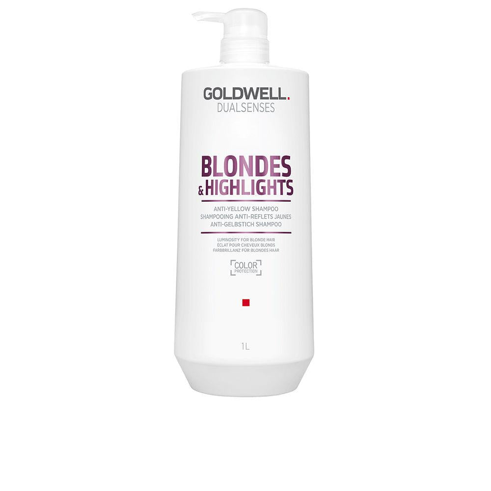 Goldwell Dualsenses Blondes Et Highlights Shampoing Anti Jaune Couleurs Vives Et Protégées