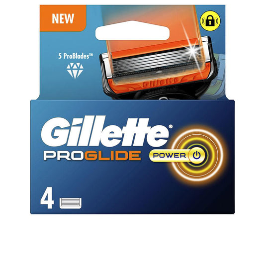 Gillette Fusion Rasoio Proglide Power Con Caricatore E 4 Ricariche 5 Lame Comfort Avanzato