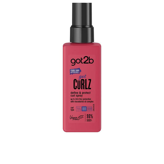 Schwarzkopf Mass Market Got2B Curl Spray Definisce E Protegge Capelli Vegan Ingredienti Naturali