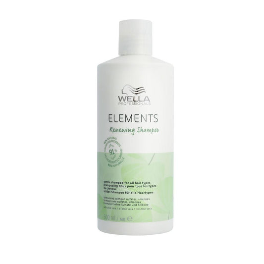 Wella Professionals Elements Shampoo Rinnovante Delicato Per Tutti I Tipi Di Capelli Setosità Naturale