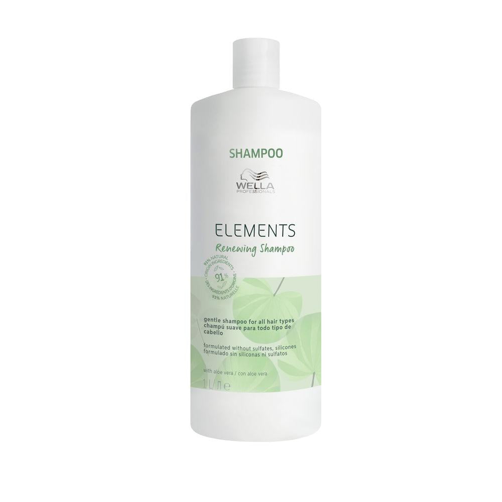 Wella Professionals Elements Shampoo Rinnovante Delicato Per Tutti I Tipi Di Capelli Setosità Naturale