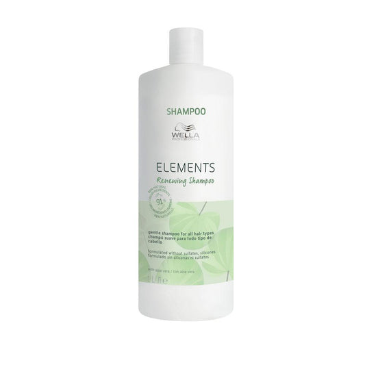 Wella Professionals Elements Shampoo Rinnovante Delicato Per Tutti I Tipi Di Capelli Setosità Naturale