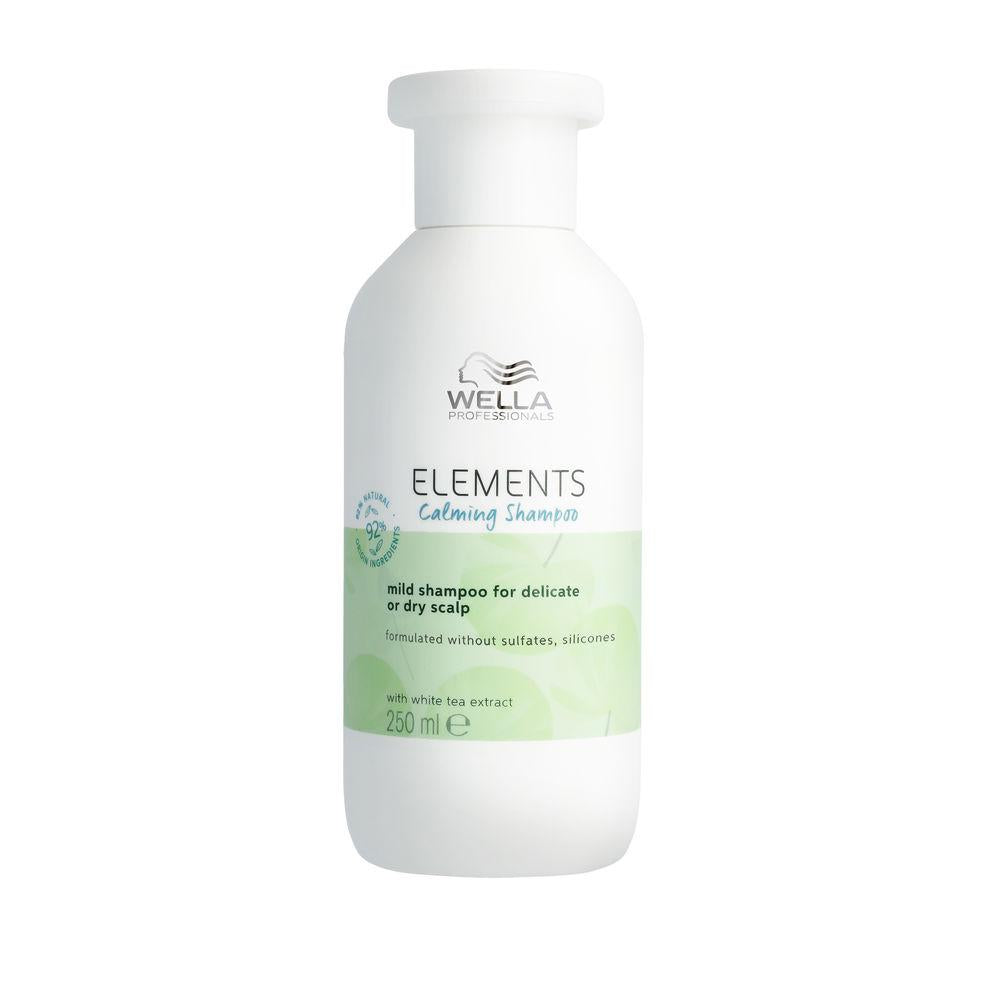 Wella Professionals Elements Shampoo Apaisant Naturel Pour Cuir Chevelu Sec Et Sensible Ingrédients Naturels Vegan