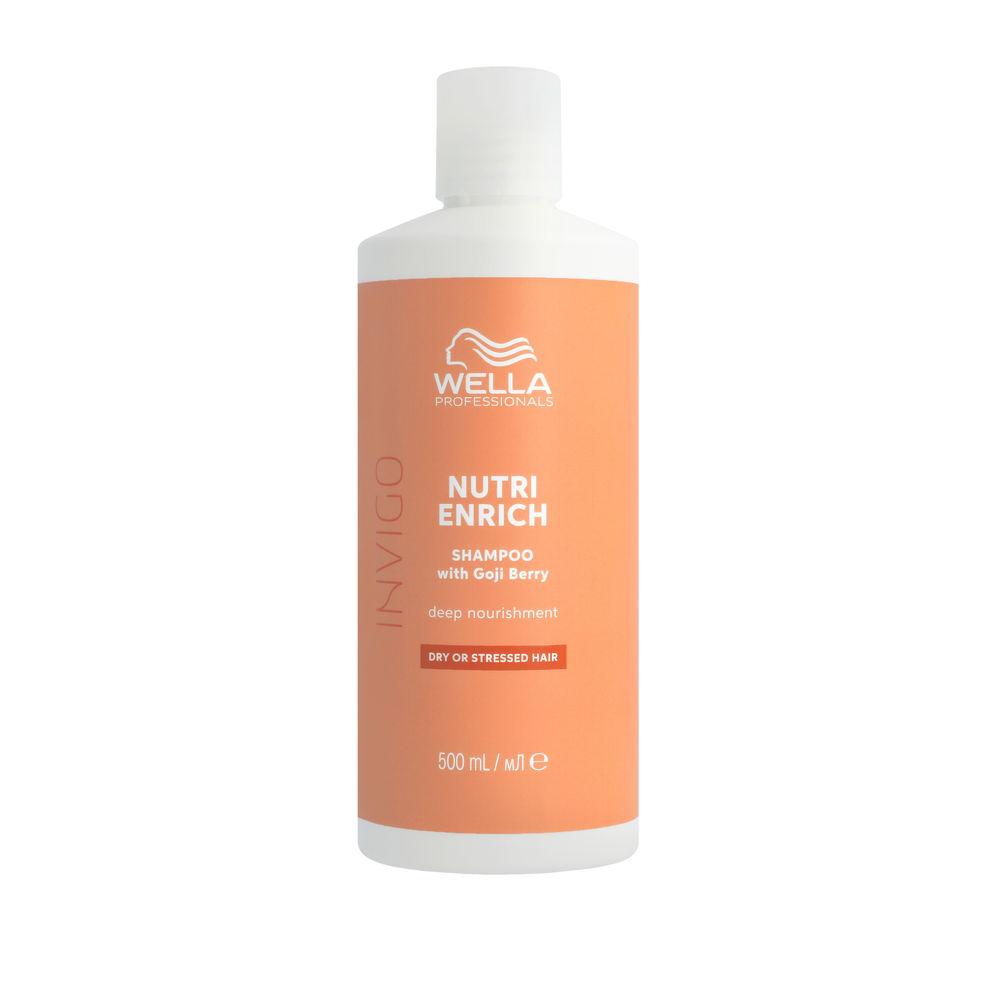 Wella Professionals Invigo Nutri-Enrich Shampoo Nutrition Profonde Pour Cheveux Secs Et Abmés clat Et Hydratation Ultime
