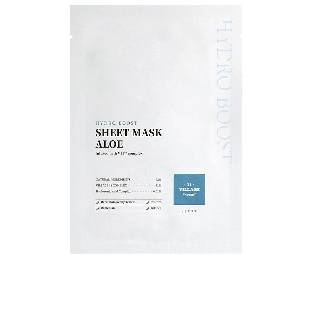 Village 11 Hydro Boost Maschera Viso Aloe Idratazione E Rivitalizzazione Immediata