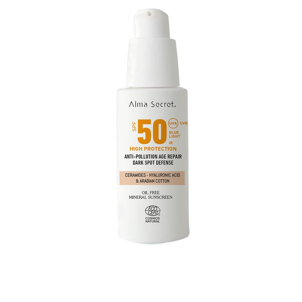 Alma Secret Solar Crema Facial Con Color Spf50 Sand 50ml