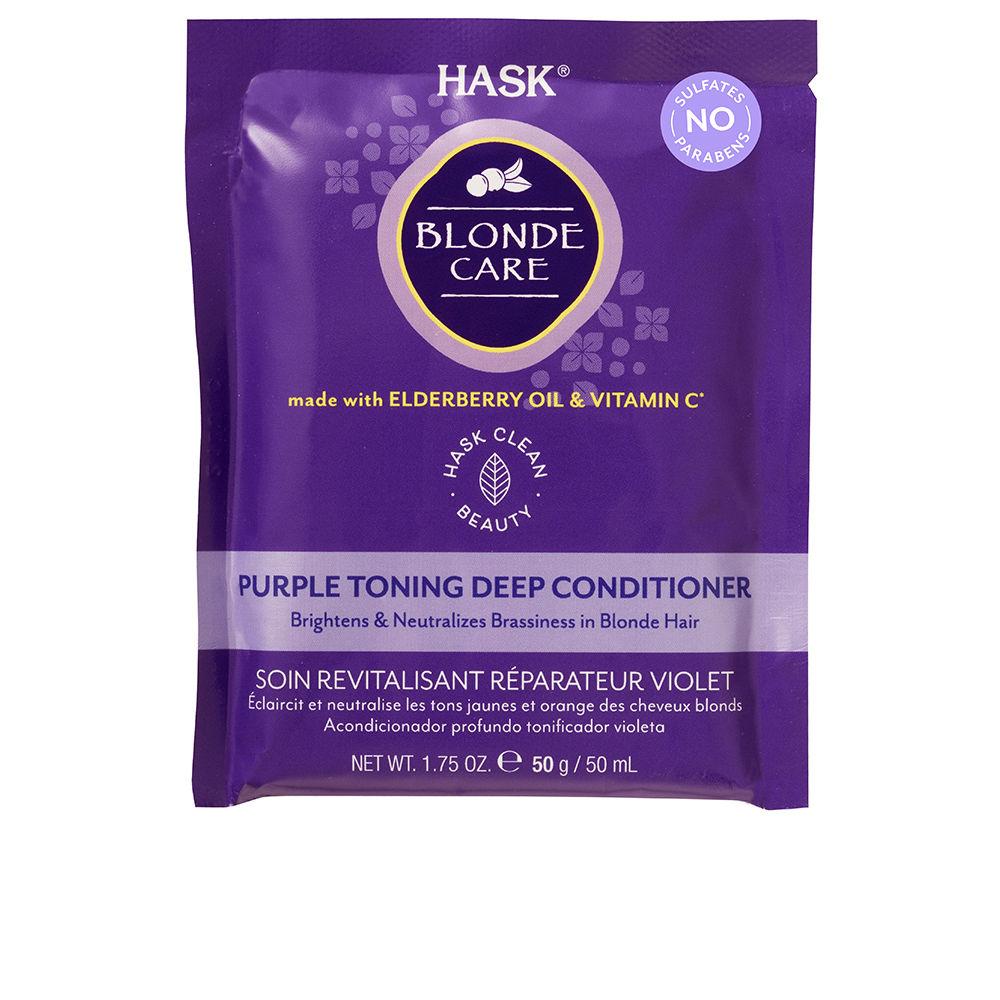 Hask Blonde Care Balsamo Profondo Tonificante Viola Neutralizza Toni Gialli