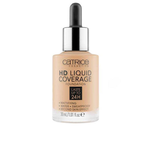 Catrice Hd Liquid Coverage Foundation Fondotinta Copertura Perfetta 24 Ore