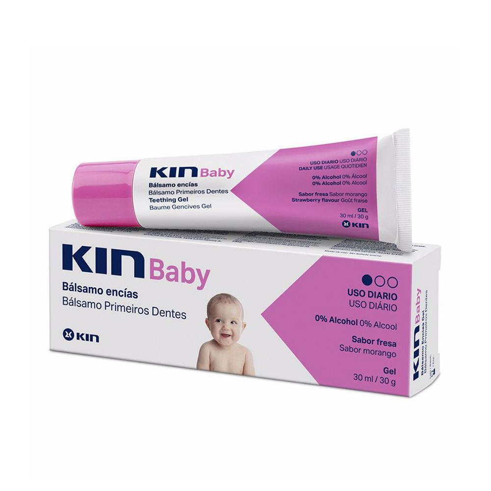 Kin Kin Baby Balsamo Gel Per Gengive Lenitivo Con Sapore Di Fragola