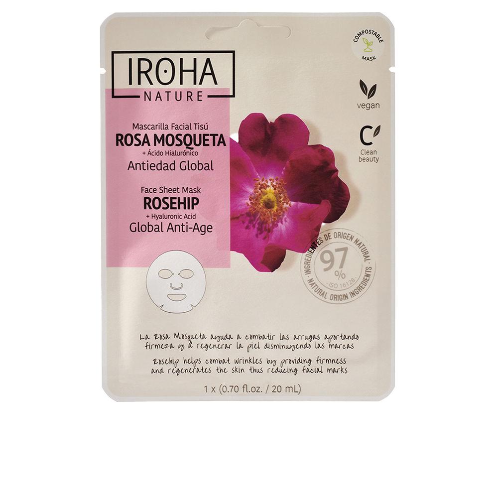 Iroha Rosa Mosqueta Maschera Viso Anti Aging Pelle Rinnovata E Luminosa