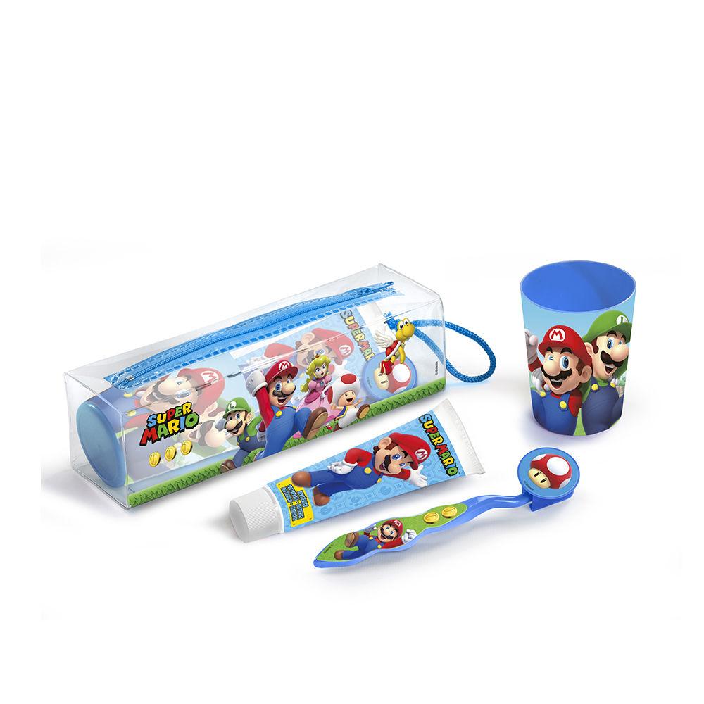 Cartoon Super Mario Kit Igiene Dentale Per Bambini Spazzolamento Felice Ogni Giorno
