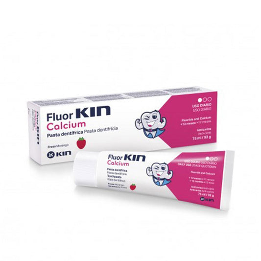Dentifrice au calcium Kin Fluorkin : des dents fortes au quotidien