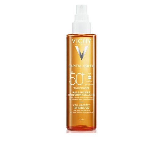 Vichy Capital Soleil Spray Olio Protezione Solare SPF50 Protezione Ultra Leggera