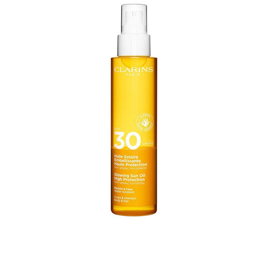 Clarins Solaire Olio Spray Corpo Protezione Solare Assorbimento Veloce Senza Residui