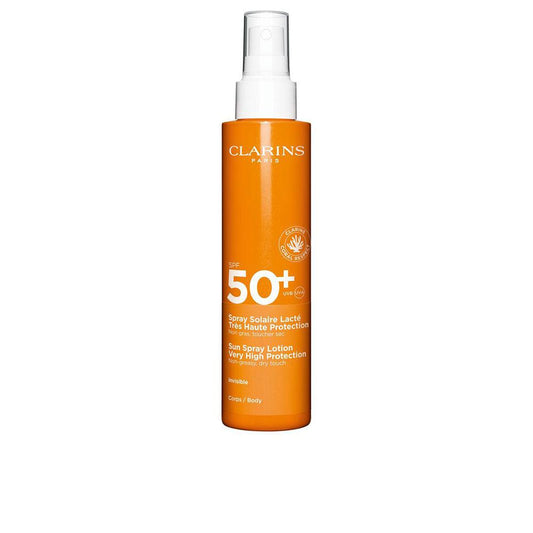 Clarins Solaire Latte Idratante Solare Spray Per Il Corpo Protezione Solare Trasparente