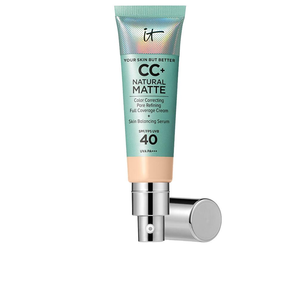It Cosmetics Cc+ Natural Matte Fondotinta In Crema Spf40 Controllo Del Brillante 16 Ore