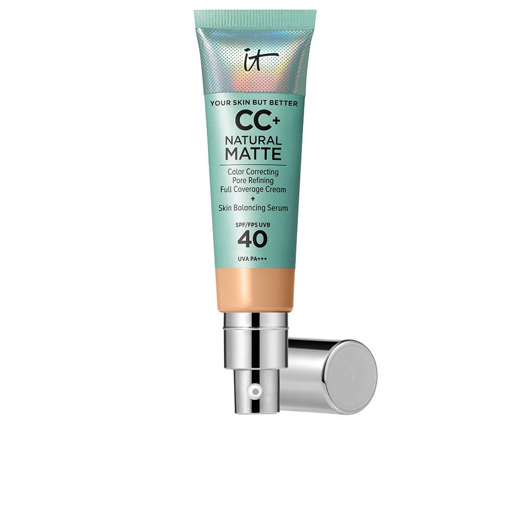 It Cosmetics Cc+ Natural Matte Fondotinta In Crema Spf40 Controllo Del Brillante 16 Ore