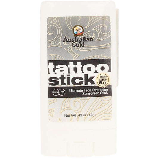 Bâtonnet de protection solaire Australian Gold Tattoo Stick, efficace pour les tatouages