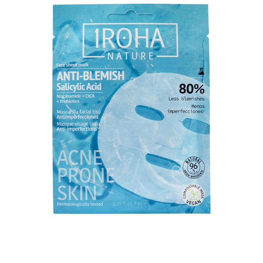 Iroha Anti-Blemish Maschera Viso Pelle Sana Senza Imperfezioni