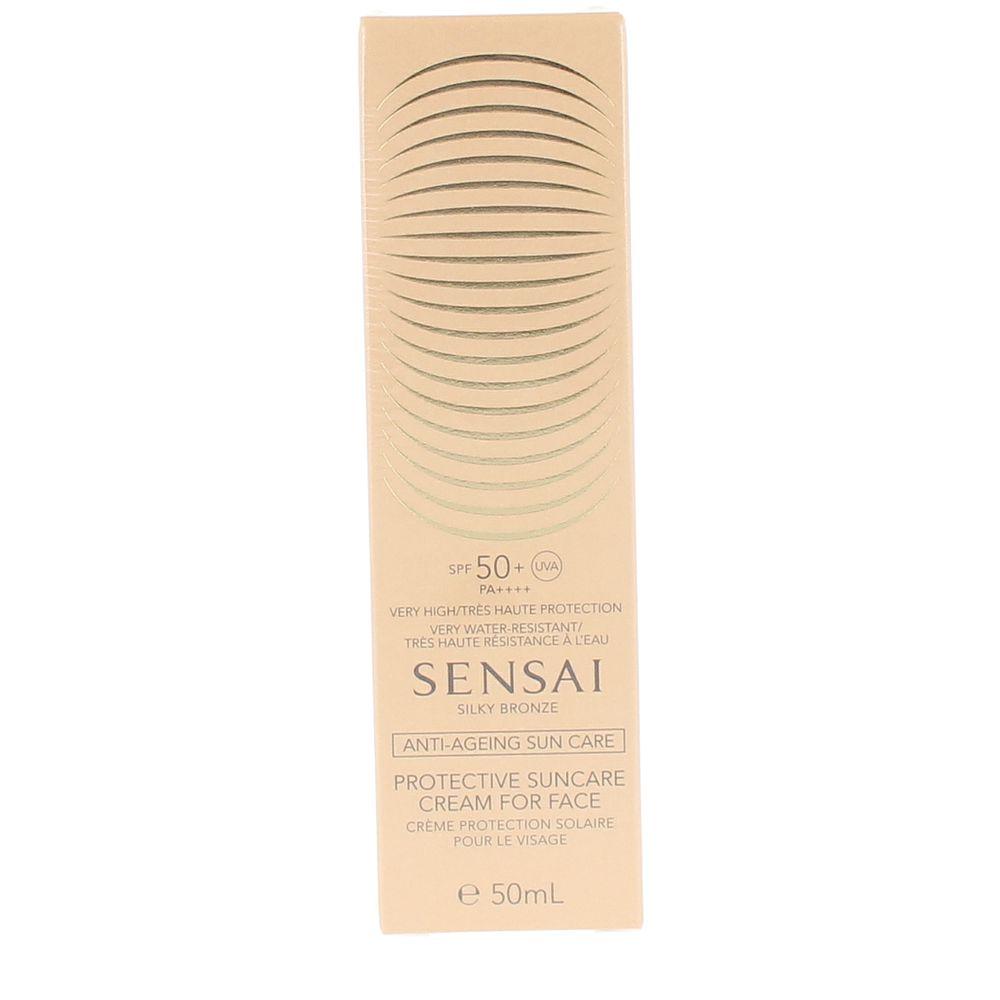 Sensai Silky Bronze Crema Protettiva Solare Viso SPF50 Plus Protezione UV Efficiente