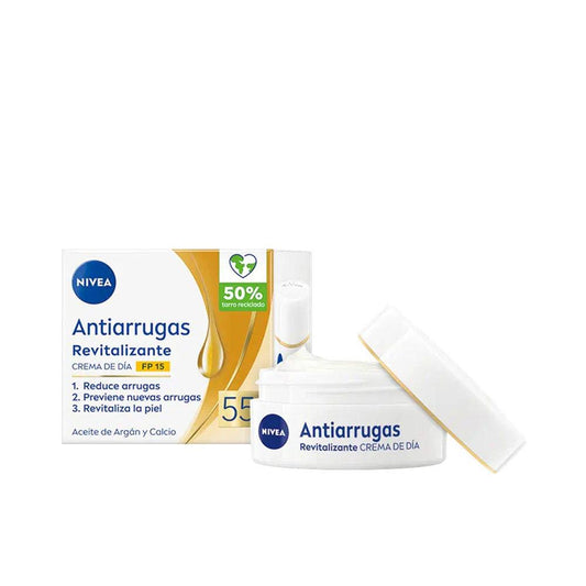 Crème de jour anti-rides Nivea 55+ SPF15 pour peaux matures rajeunies