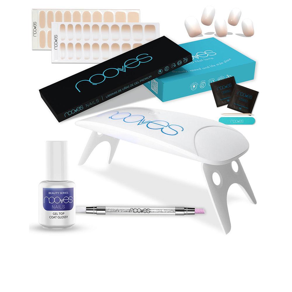 Nooves Láminas De Uas De Gel Premium Kit Unghie Gel Scopri Eleganza Nude