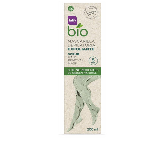 Taky Bio Natural 0% Maschera Esfoliante Depilatoria Pelle Radiante