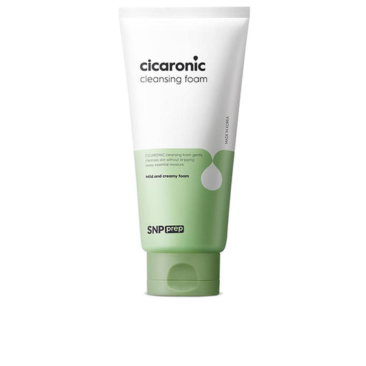 Snp Cicaronic Facial Cleansing Foam With Cica Purifies Hydrates Skin