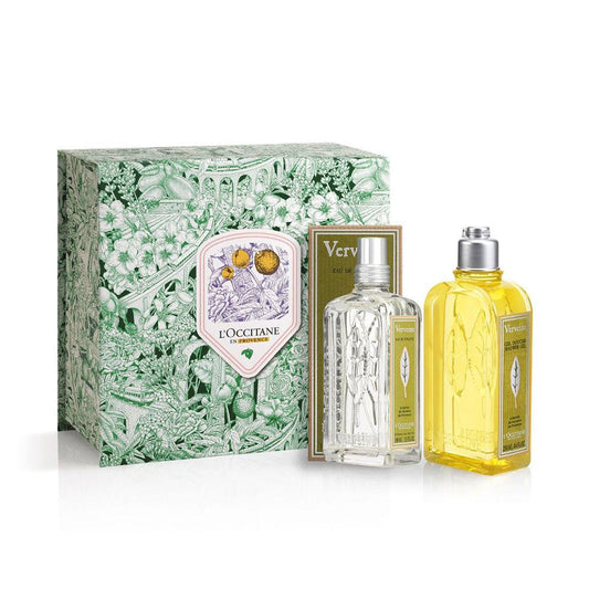 L'Occitane En Provence Verbena Set Profumo Eau De Toilette E Gel Doccia Agrumato Fresco