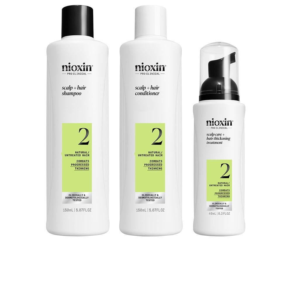 Nioxin 3D Care System Kit Trattamento Capelli Naturali Per Capelli Più Spessi Subito