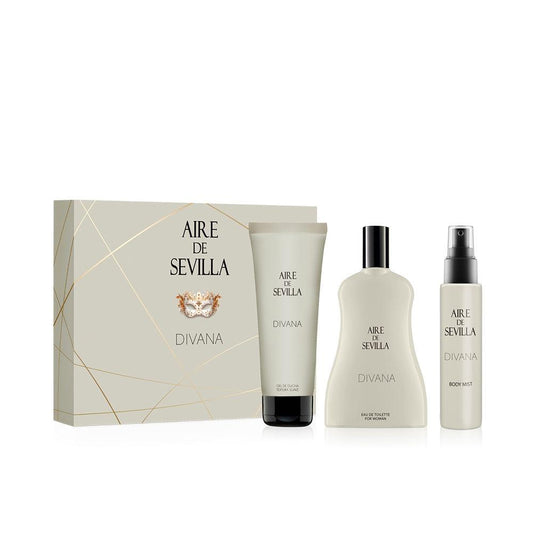 Aire Sevilla Aire De Sevilla Set Profumo Eau De Toilette Cosmetico Eleganza Divina