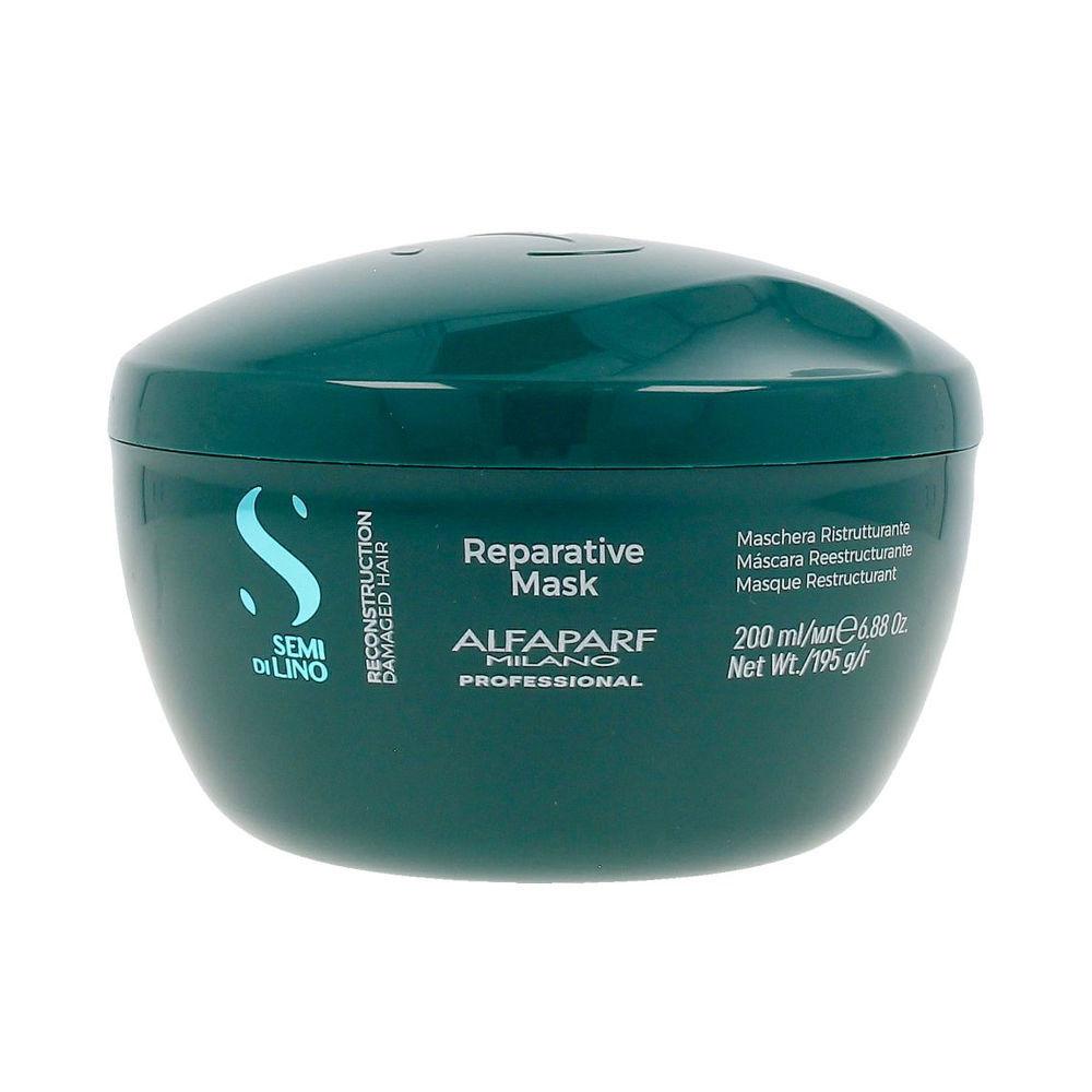 Alfaparf Milano Semi Di Lino Mascarilla Capilar Reparadora Pelo Fuerte Y Brillante