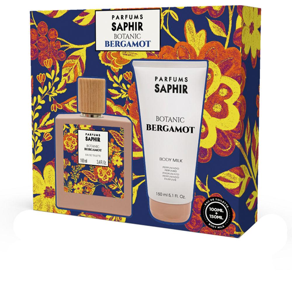 Parfums Saphir Botanic Bergamot Profumo Eau De Toilette E Body Lotion Fioritura Vivace Naturale