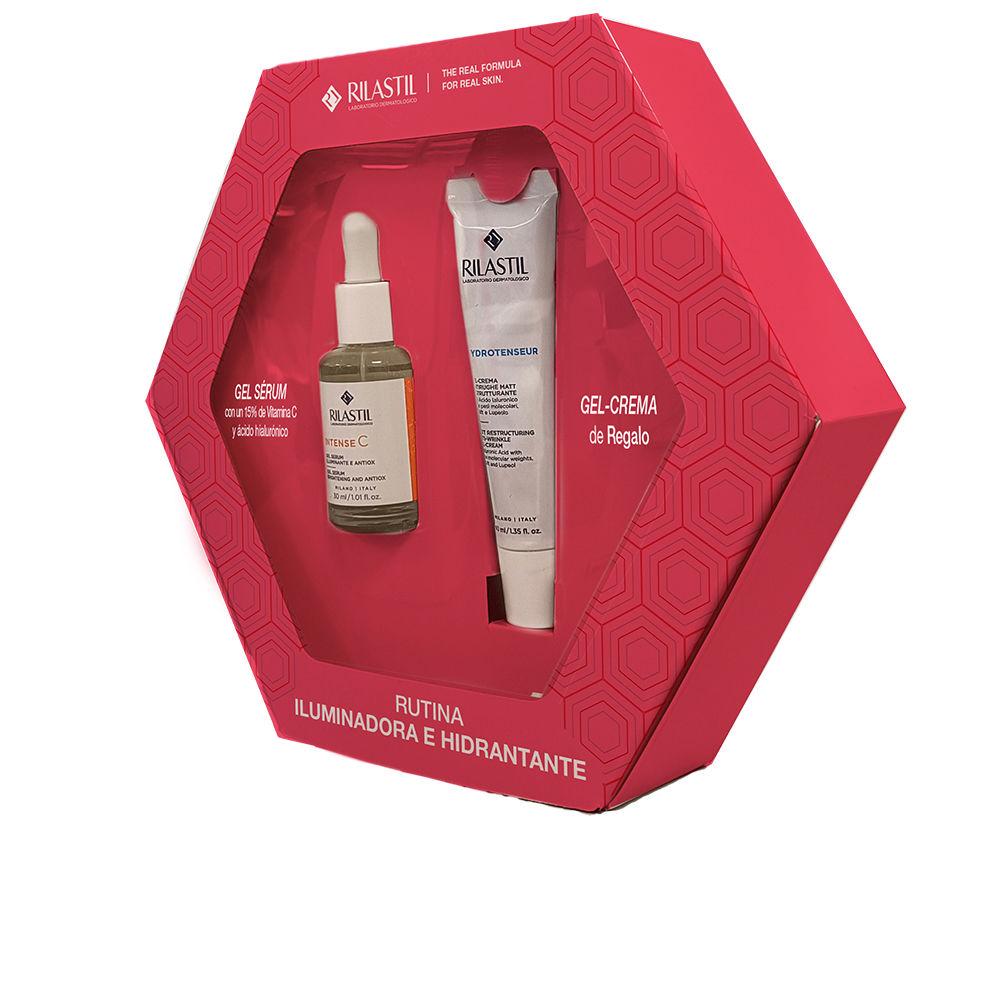 Rilastil Intense Illuminating Serum and Anti-Wrinkle Gel Cream Deep Hydration Age Defense