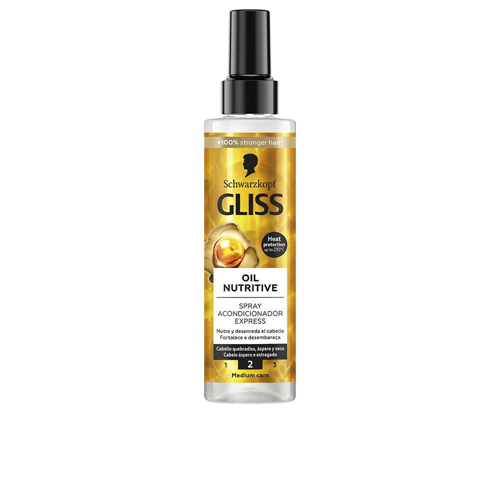 Schwarzkopf Mass Market Gliss Oil Nutritive Balsamo Spray Per Capelli Nutrimento Profondo