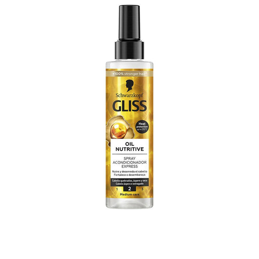 Schwarzkopf Mass Market Gliss Oil Nutritive Balsamo Spray Per Capelli Nutrimento Profondo