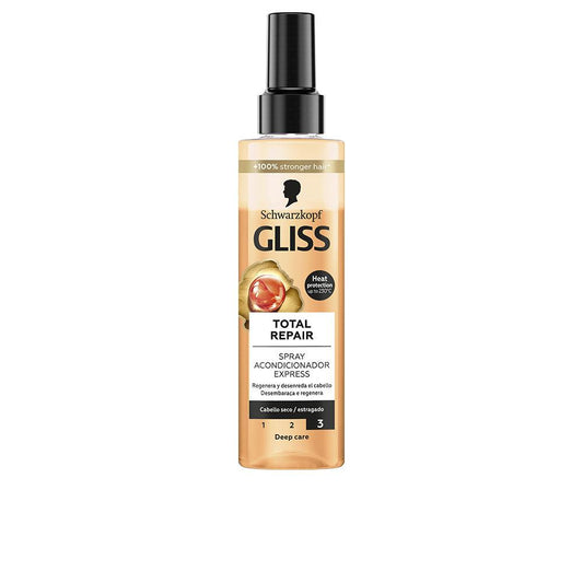 Schwarzkopf Mass Market Gliss Total Repair Balsamo Spray Per Capelli Liquid Keratin And Floral Nectar