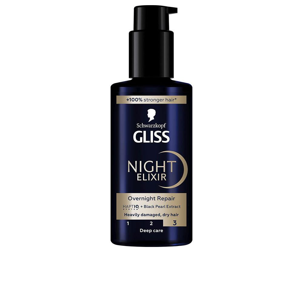 Schwarzkopf Mass Market Gliss Night Elixir Siero Per Capelli Danneggiati Capelli Rinati Di Notte
